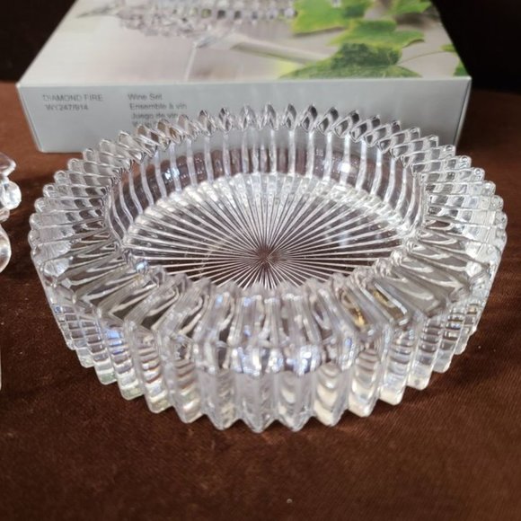 Mikasa Diamond Fire Wine Set-NWOT - Picture 4 of 4